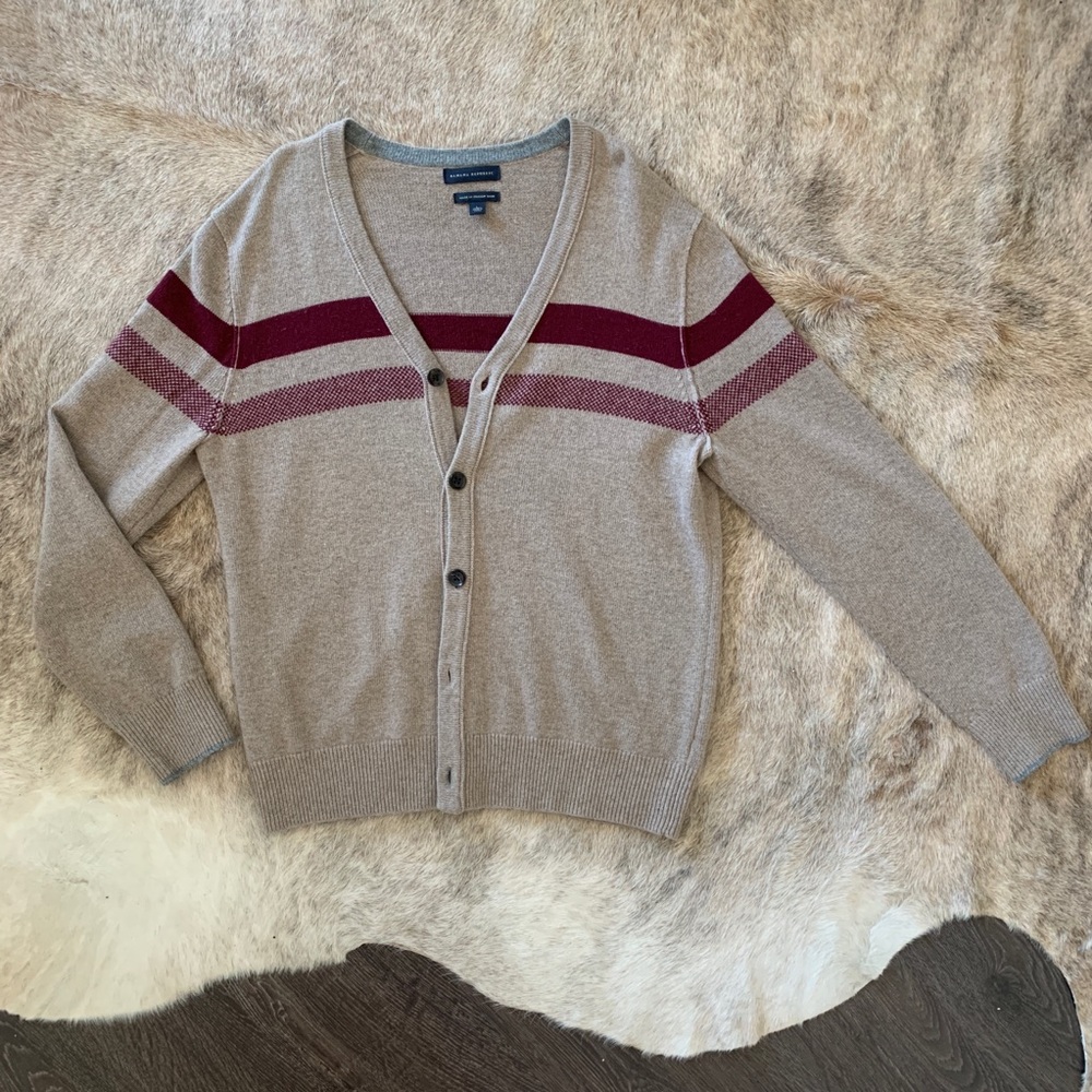 Italian Yarn Beige Cardigan